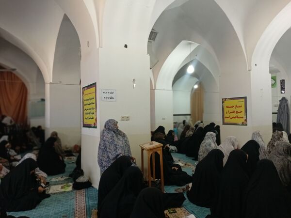 نماز عبادی سیاسی جمعه در مصلی مسجد جامع خلیل آباد 