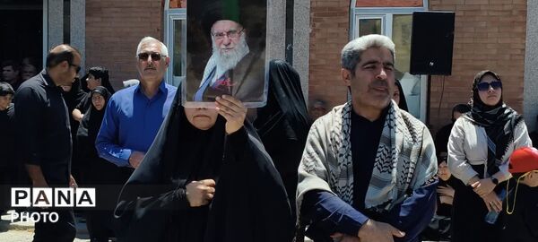 عزاداری عاشورای حسینی در گلزار شهدای گچساران 