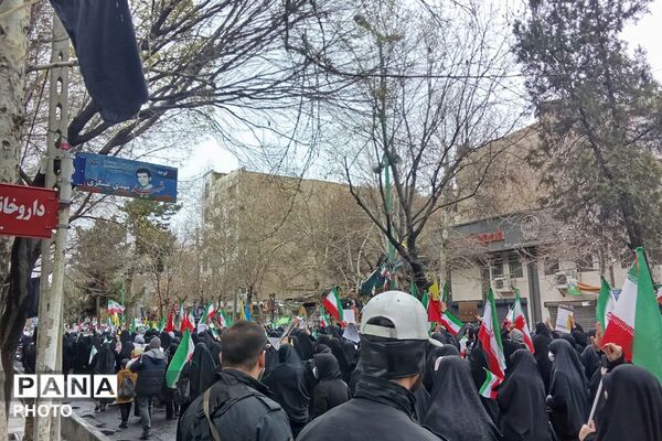 حضور پرشور مردم جسور شهرستان شهریار در راهپیمایی عظیم روز قدس 