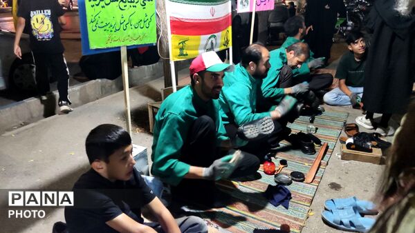 تجلی ایثار و عشق در بلوار فضل نیشابور 