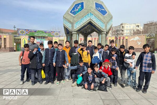 اردوی یک روزه دانش آموزان دبستان قلنبر در فرهنگسرای ولا شهرری 
