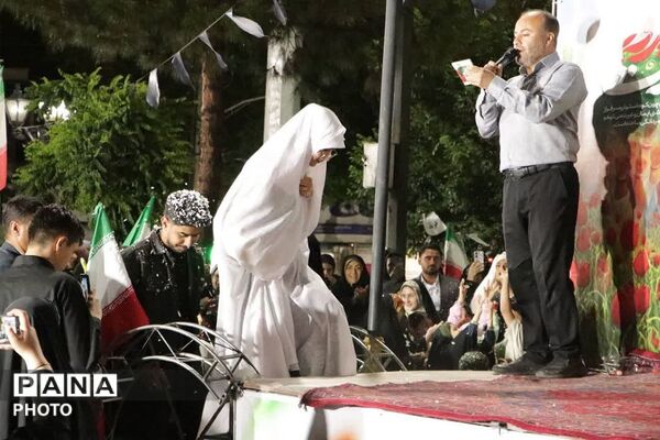 مراسم تجلیل از 2 زوج جوان در شبهای عهد و پیمان
