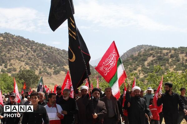 پیاده‌روی اربعین در دنا؛ از امامزاده سید محمد (ع) تا امامزادگان کریک