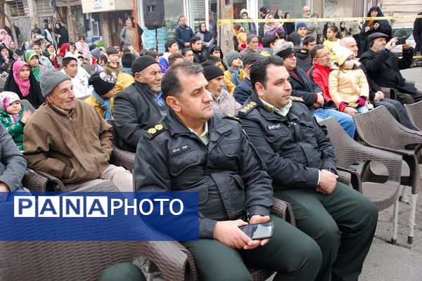 جشن خیابانی نیمه شعبان در شهر قیامدشت 