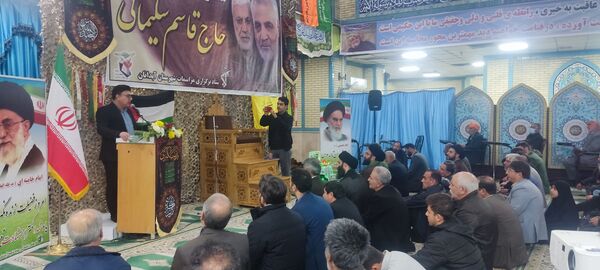 گرامیداشت پنجمین سالگرد شهادت سردار دل‌ها در شهرستان آبدانان 