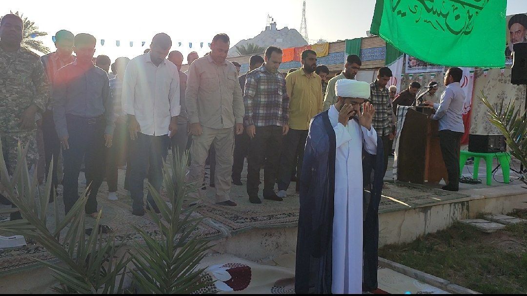 نماز عید سعید فطر در بوموسی