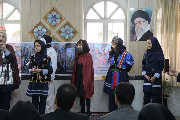 مراسم ماها در هنرستان آیت الله صدر ناحیه یک شهرری