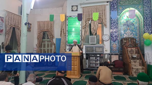 برگزاری جشن میلاد امام رضا(ع) در مسجد صاحب الزمان آشخانه 