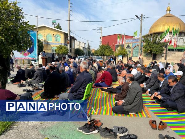 اقامه نماز عید فطر در ایزدشهر