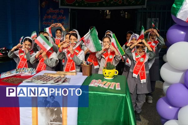  آیین گرامیداشت انقلاب اسلامی در مدارس رباط‌کریم