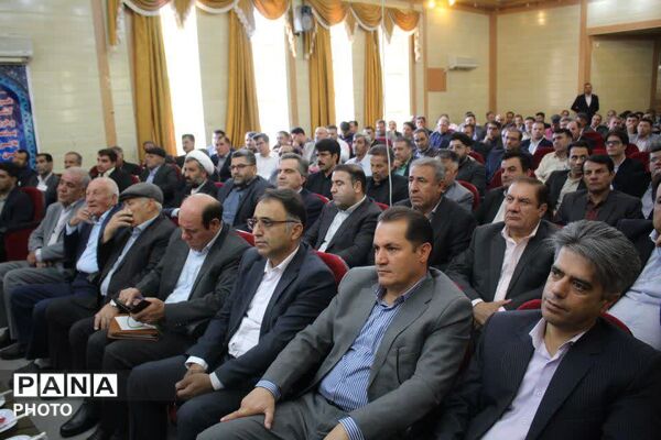 آیین تکریم و معارفه مدیر آموزش و پرورش شهرستان بویراحمد