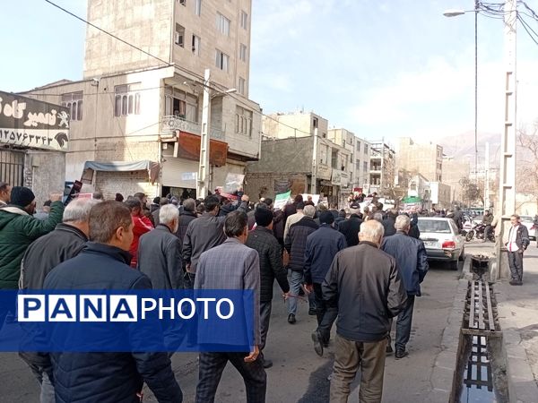 راهپیمایی مردمی به شکرانه پیروزی مردم قهرمان غزه و جبهه مقاومت