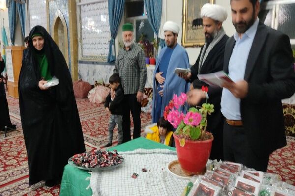 اختتامیه اعتکاف دانش‌آموزی در مسجد جامع شهر بار نیشابور