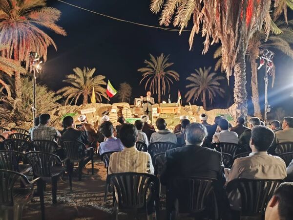 یادواره شهدا در روستای آرنگو پایین 