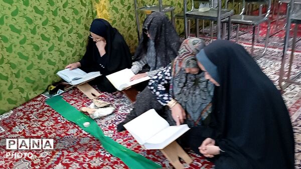 مراسم پر فیض دعای عرفه در مسجد چهارده معصوم الغدیر باحضور مردم 