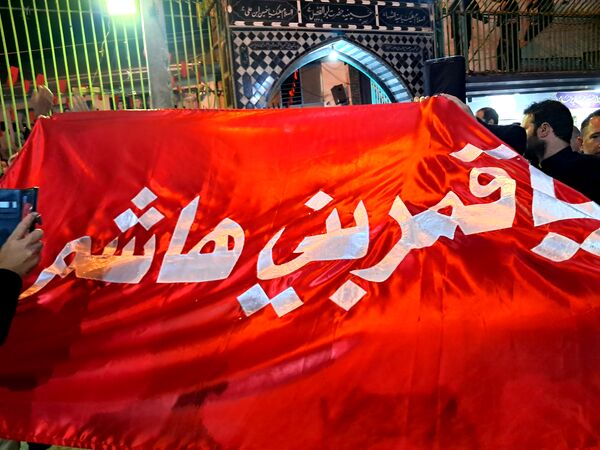 آیین خیمه سوزان در مسجد ابوالفضل قائمشهر