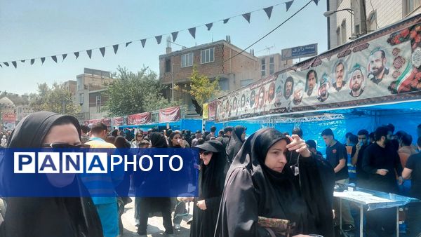 پیاده‌روی جاماندگان اربعین دراستان البرز 