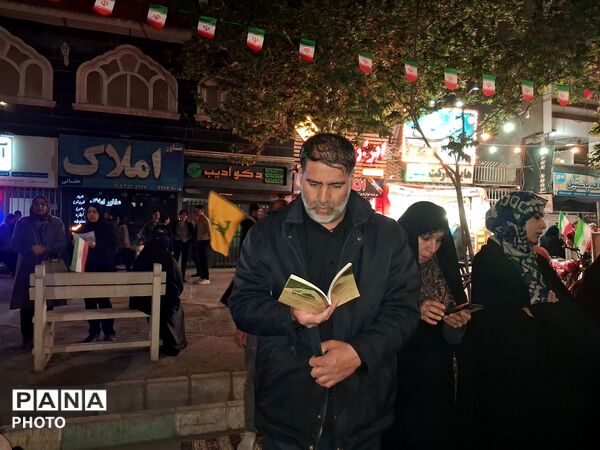دل‌های عاشق در حسینیه فضل نیشابور به انتظار موعود