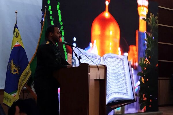 مراسم تکریم و معارفه فرمانده سپاه ناحیه مقاومت بسیج حضرت عبدالعظیم (ع) شهرستان ری