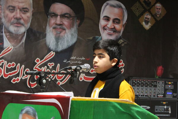 گرامیداشت پنجمین سالگرد شهادت سردار سلیمانی در شهر درق 