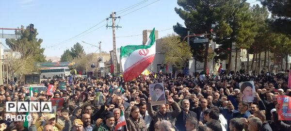 راهپیمایی پرشور مردم گرمه در روز قدس 