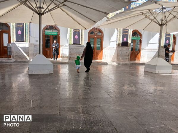 در حریم کوچکترین سرباز کربلا