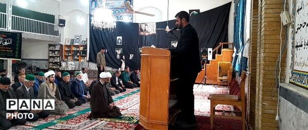  اقامه نماز عبادی سیاسی جمعه همزمان با سی و چهارمین روز شهادت قائد امت حضرت آیت الله خامنه‌ای 