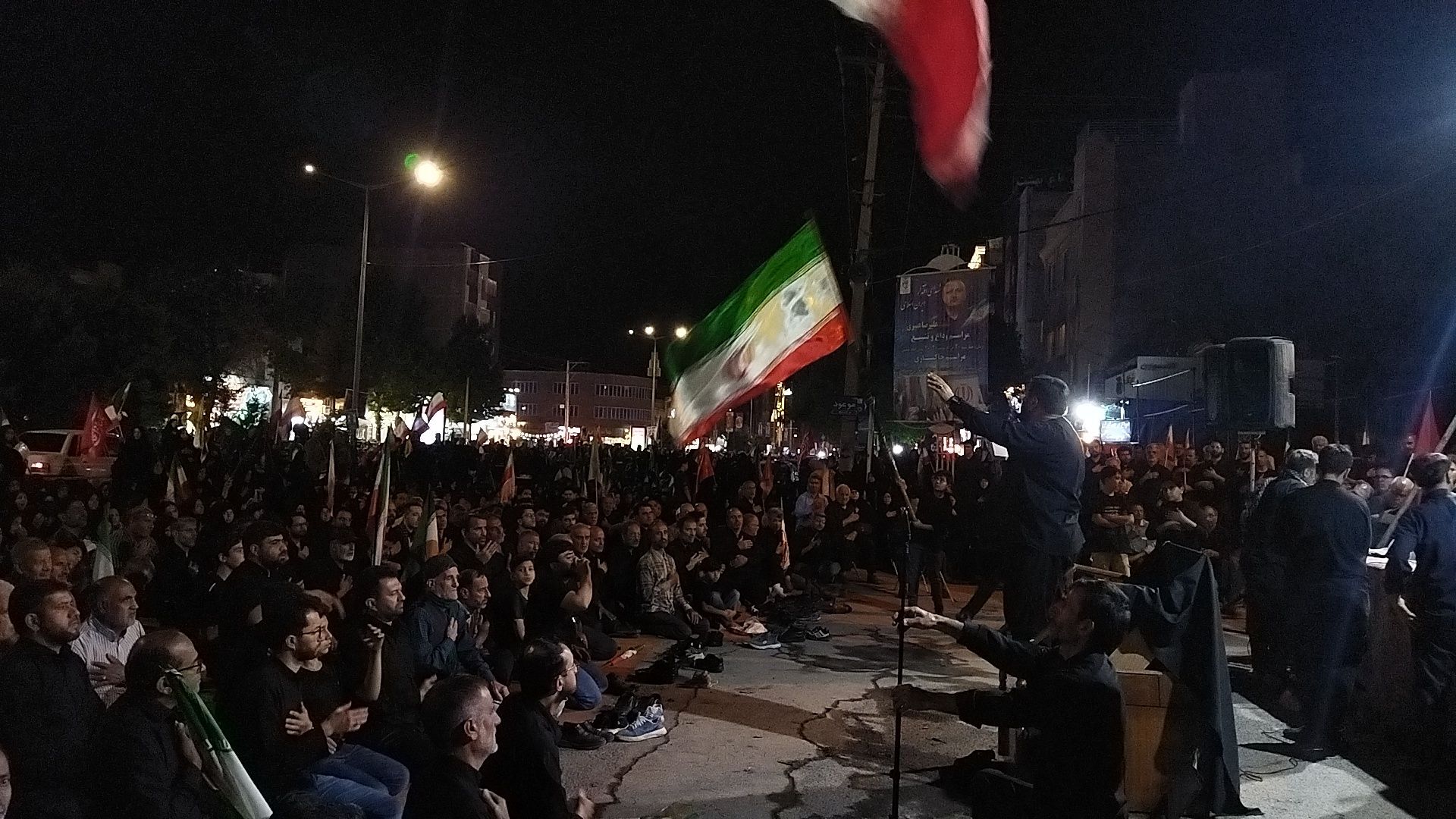 مراسم شب دوم محرم در بلوار فضل نیشابور-۲