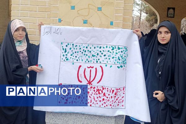 راهپیمایی باشکوه مردم قیامدشت در حمایت از آرمان‌های انقلاب