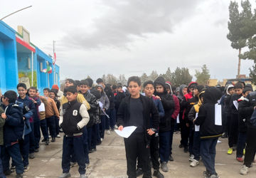 روایت پانا از اجرای طرح ماها در آموزشگاه شهید محمد منتظر قائم 