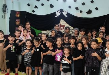 عزاداری کودکانه، برای دختر ۳ ساله امام حسین 