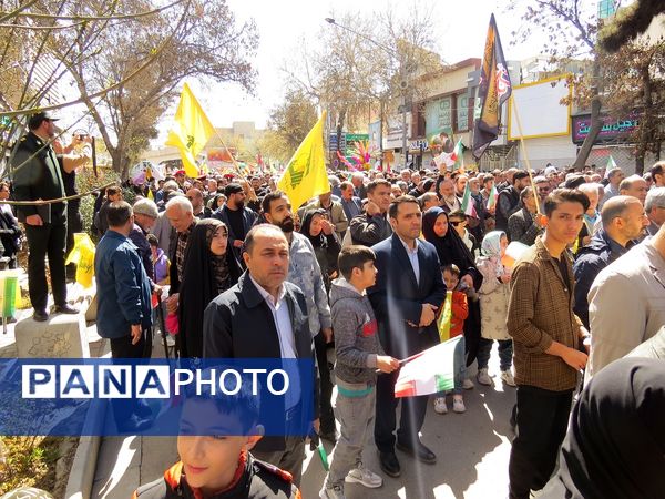 برگزاری راهپیمایی روز قدس در بجنورد 