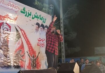  رژه جانفدایان شهرستان سرایان