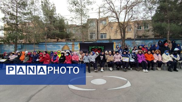 وداع با شهید گمنام در دبیرستان بی بی سلطنت قفلی ناحیه  مشهد مقدس