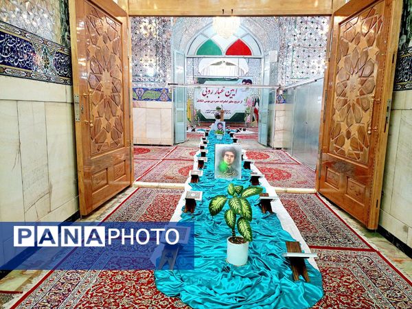 غبارروبی مزار امامزاده سید حمزه کاشمر 