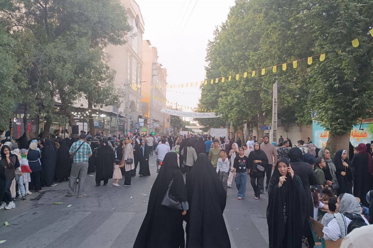جشن ولایت در خیابانی که به نام غدیر نام گرفت