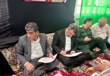 برپایی میزخدمت در فریدونکنار