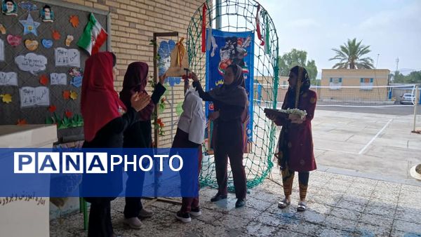 شکوفه‌ها در راه رویش؛ جشن ورود کلاس اولی‌ها در مدرسه شهید مطهری مارم فین