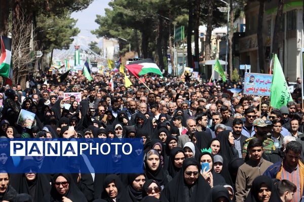 طنین فریاد قدس در خیابان‌های تربت حیدریه 