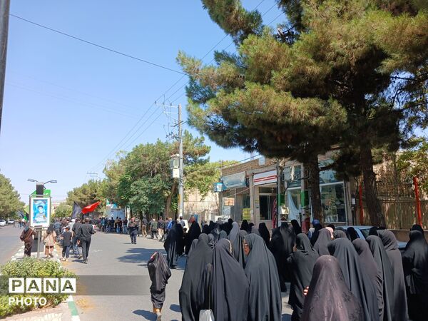 عزاداران باخرزی در سوگ یازدهمین امام شیعیان