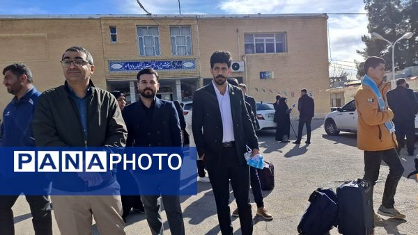 بدرقه دانش‌آموزان پسر عمره‌گذار کهگیلویه و بویراحمد 