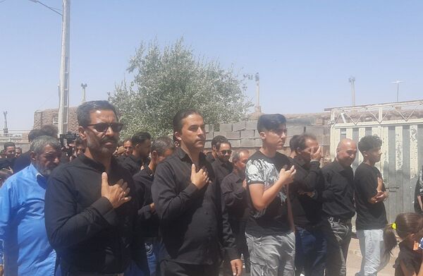 عزاداری روز عاشورای حسینی در روستای حسن آباد بلهر 