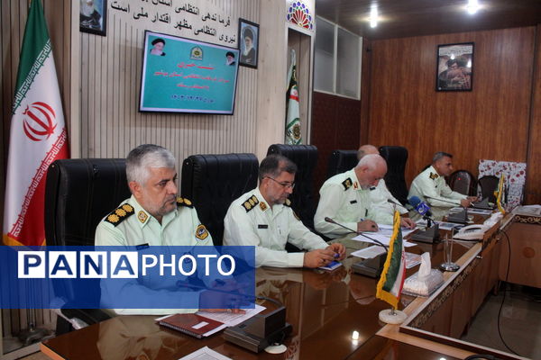 نشست خبری فرمانده انتظامی استان بوشهر