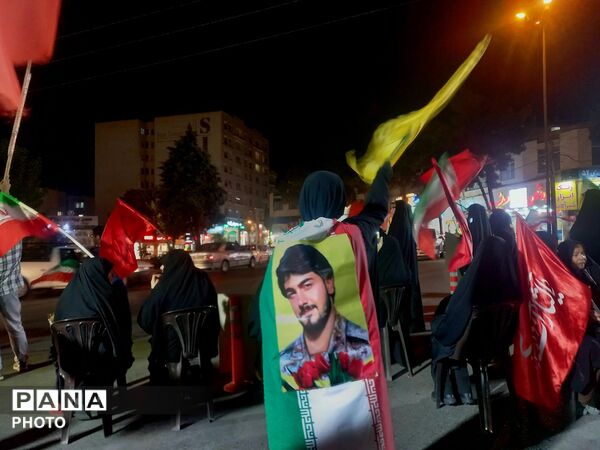 صدونودمین تجمع همبستگی و ایستادگی مردم کرج 