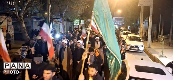 حماسه ای دیگرازمردم کوهدشت دراجتماعات شبانه