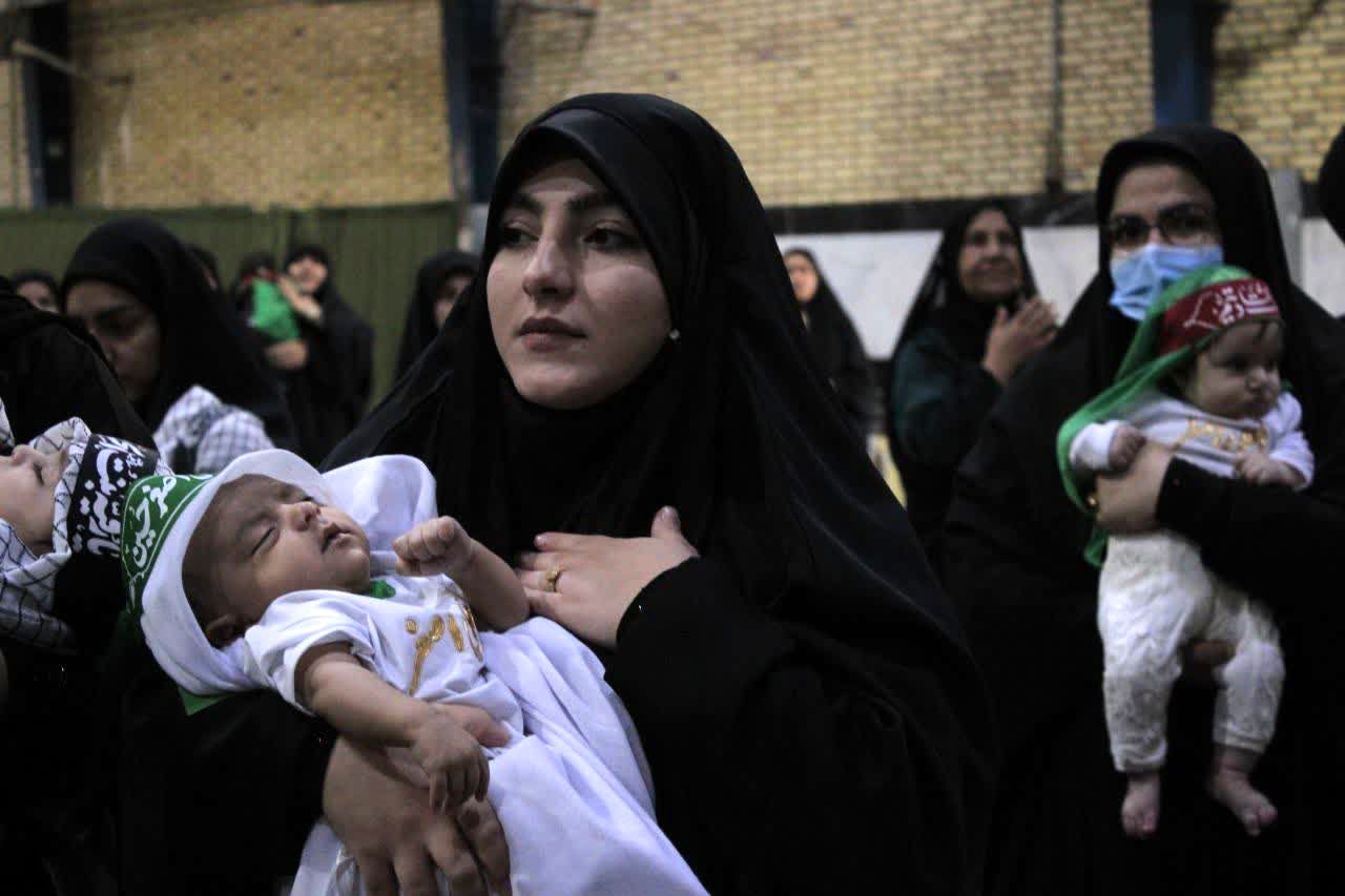 اجتماع بزرگ شیرخواران حسینی در گچساران 