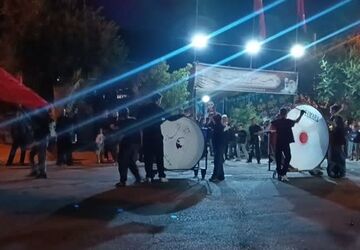 نقش‌آفرینی دانش‌آموزان زرقانی در سوگواری محله شهریار