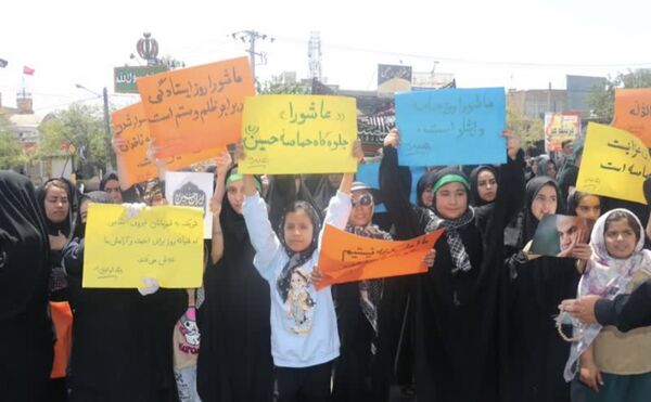 تجلی وحدت شیعه و سنی در اجتماع عاشورا در شهرستان تربت جام
