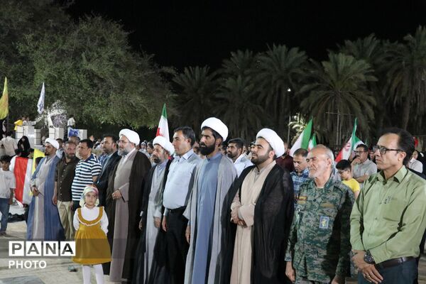 جشن عید غدیر در جوار امامزادگان حاجی‌آباد