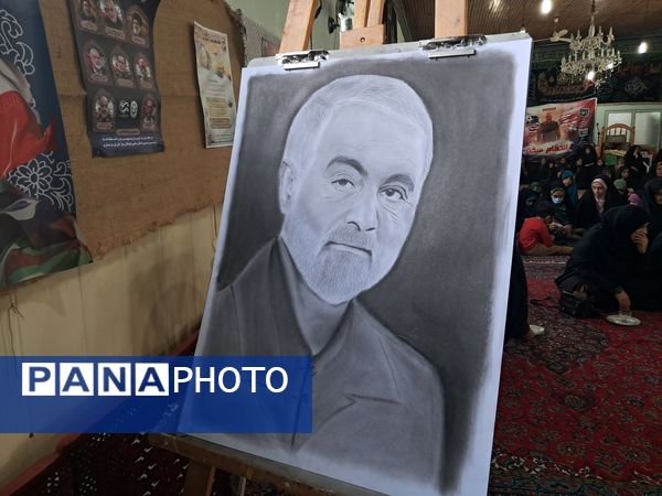 مراسم سالگرد شهادت سردار حاج قاسم سلیمانی در قائمشهر